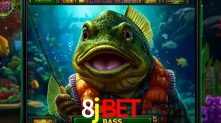 Personagem de peixe pescador do popular jogo de slot com tema de pescaria, uma das emocionantes opções de caça-níqueis para jogar e ganhar no cassino 8jbet.